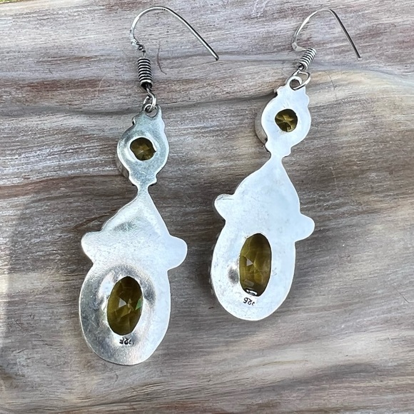 Citrine silver set Boho - Bohemian - Picture 9 of 12